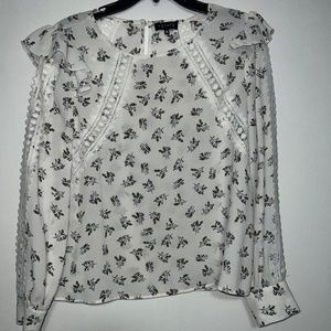 1 state floral blouse